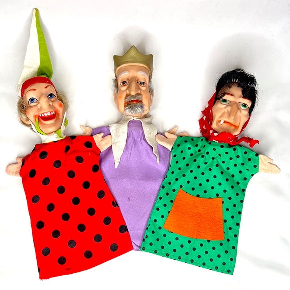 Other - Vintage Rubber Head Royal Hand Puppets - 3